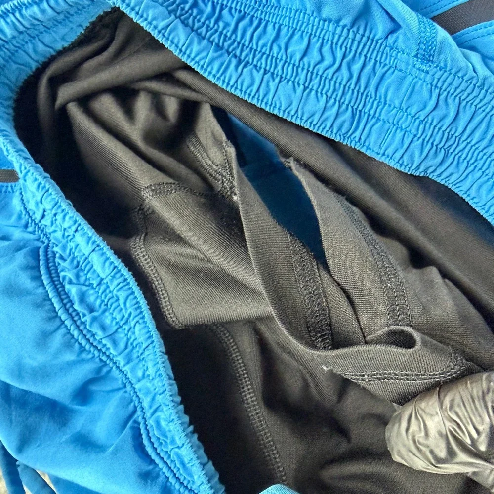 Lululemon Pace Breaker Shorts Mens XL Blue Lined Athletic Running Workout 9 Inch